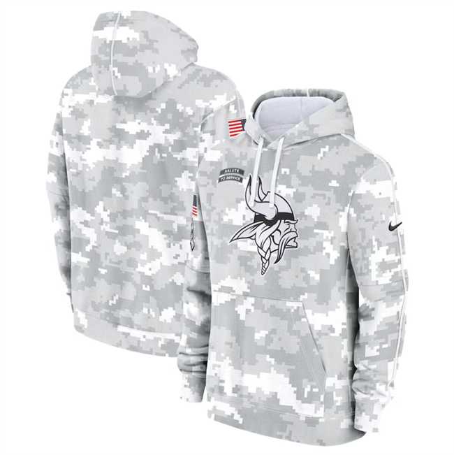 Men's Minnesota Vikings 2024 Arctic Camo Salute To Service Club Fleece Pullover Hoodie,We sell and wholesale Men's Minnesota Vikings 2024 Arctic Camo Salute To Service Club Fleece Pullover Hoodie on line form chian!